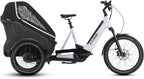 Vélo cargo électrique Cube trike hybrid family 1500 flashwhite´n´reflex
