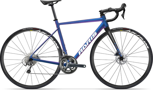Vélo route Adris l'asphalte, shimano tiagra 10v caméleon bleu Hover Image