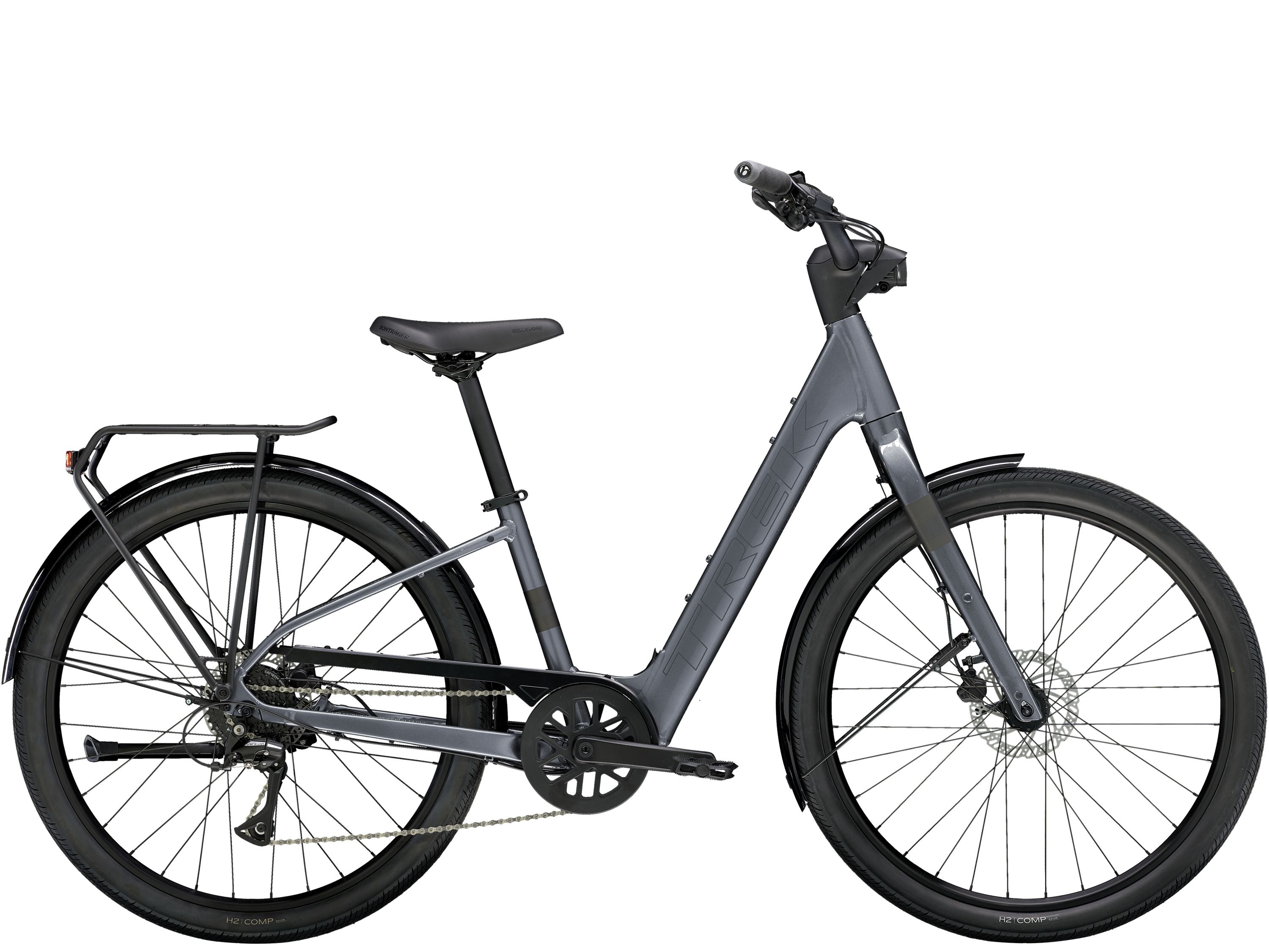 Vélo ville électrique Trek verve+ 1 lowstep lt