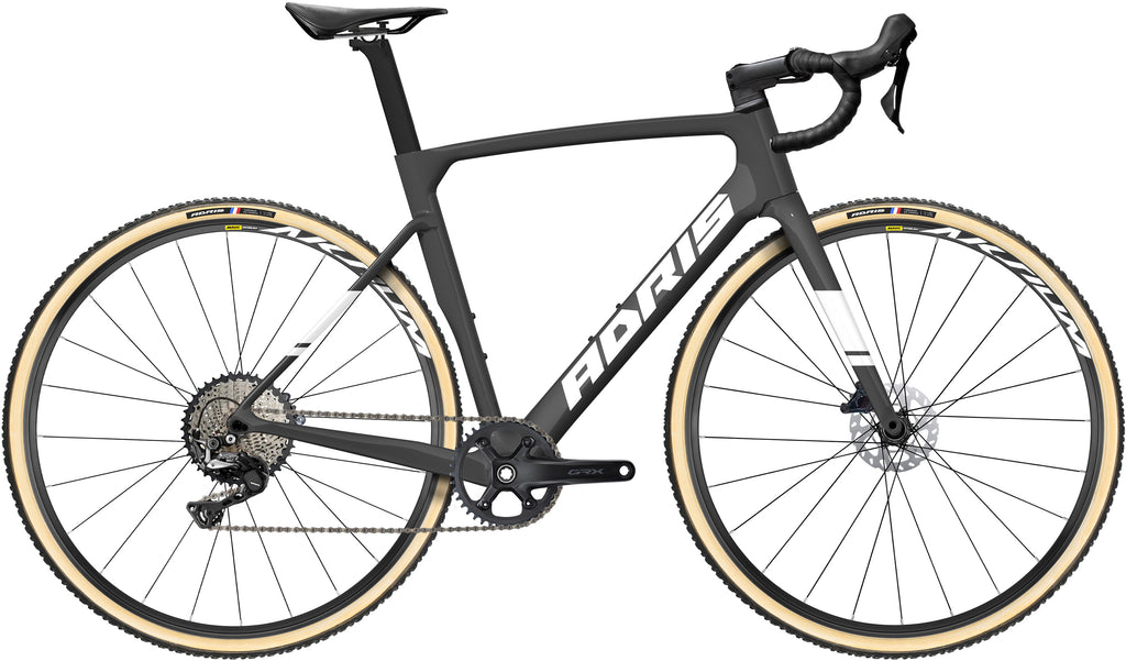 Vélo cyclo-cross Adris le sous-bois, shimano grx600 12v gris métal