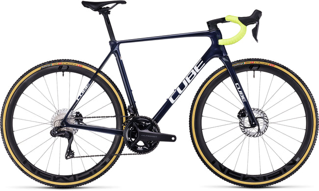 Vélo cyclo-cross Cube cross race c:68x te liquidblue´n´flashyellow Hover Image