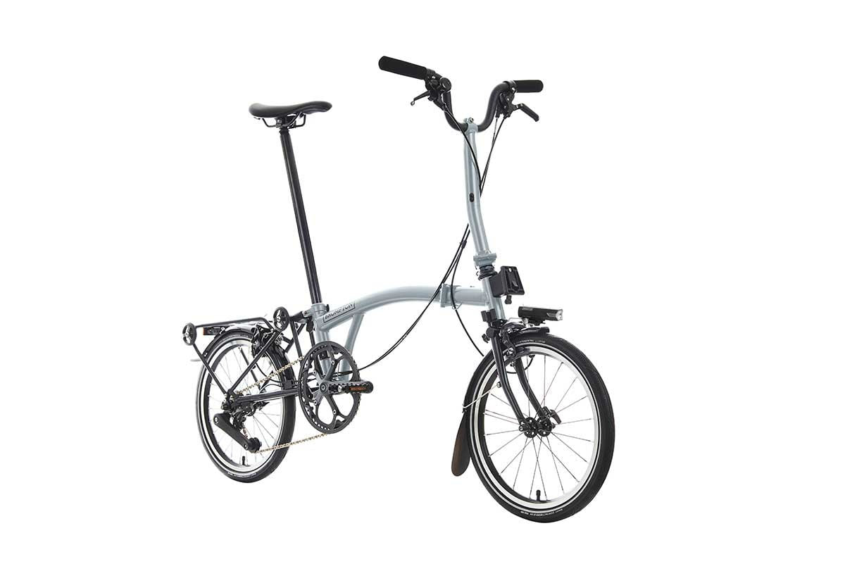 Vélo pliant Brompton p line urban with roller frame - 4 vitesses