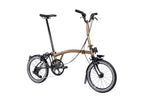 Vélo pliant Brompton p line urban with battery lighting - 4 vitesse