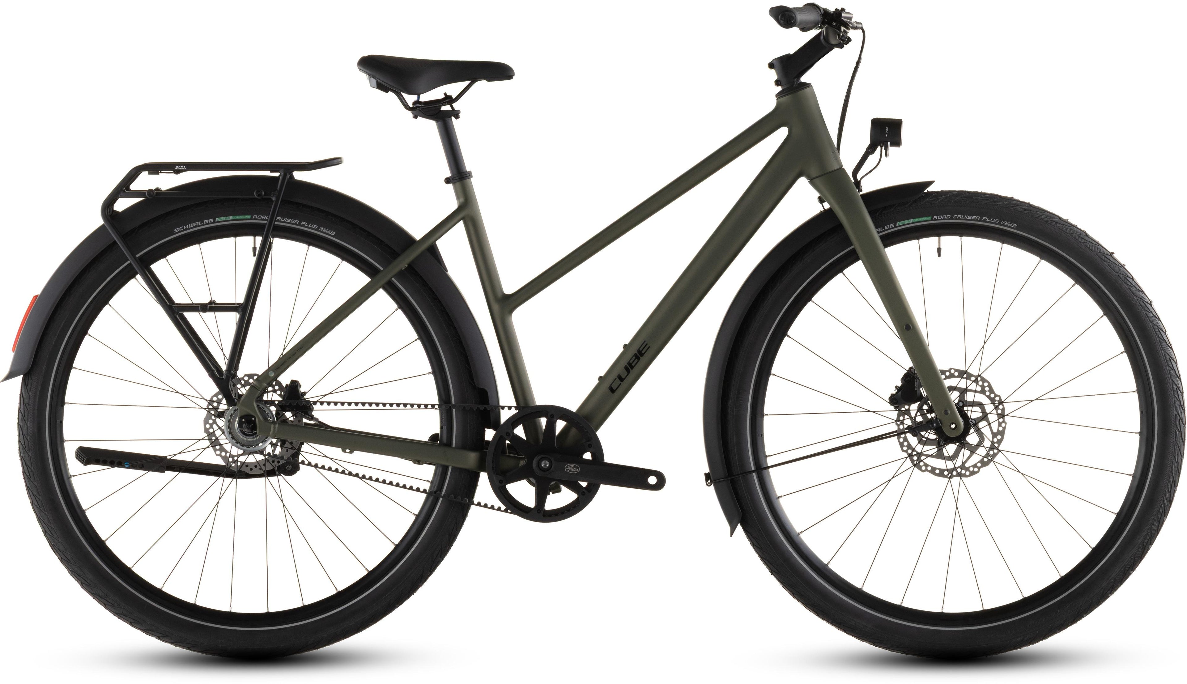 Vélo ville Cube editor one fe trapeze reedgreen´n´black