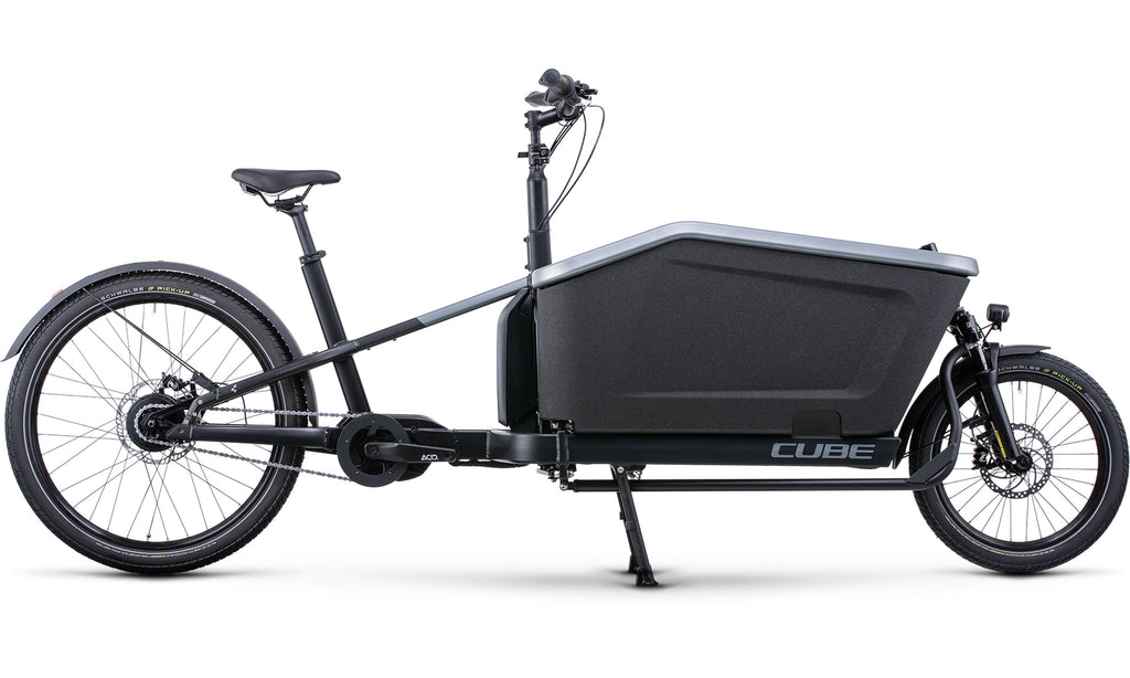 Vélo cargo électrique Cube cargo hybrid 500 flashgrey´n´black