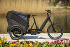Vélo cargo électrique Cube trike hybrid cargo 750 grey´n´reflex