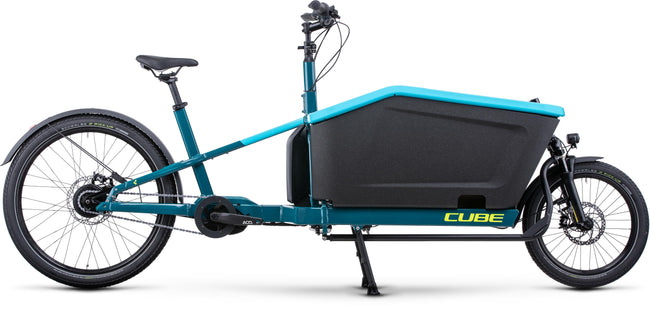 Vélo cargo électrique Cube cargo hybrid 500 blue´n´lime Main Image