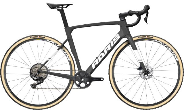 Vélo cyclo-cross Adris le sous-bois, shimano grx600 12v gris métal