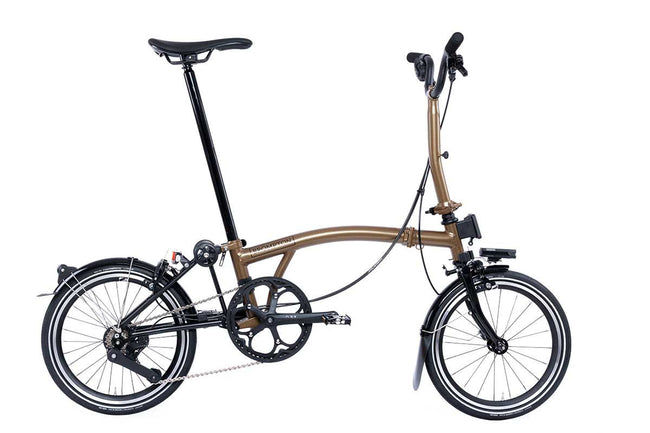 Vélo pliant Brompton p line urban with battery lighting - 4 vitesse Main Image