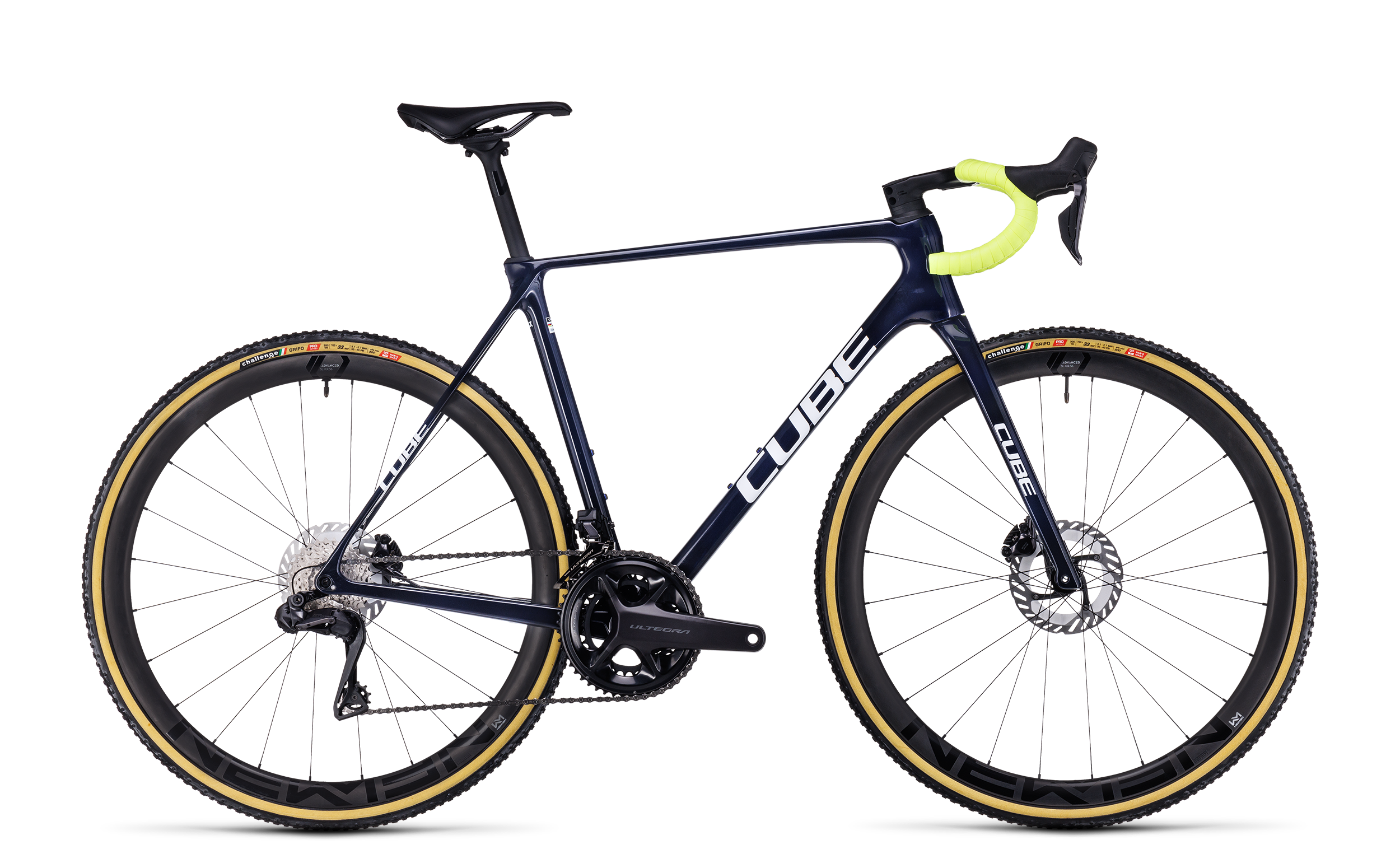 Vélo cyclo-cross Cube cross race c:68x te liquidblue´n´flashyellow