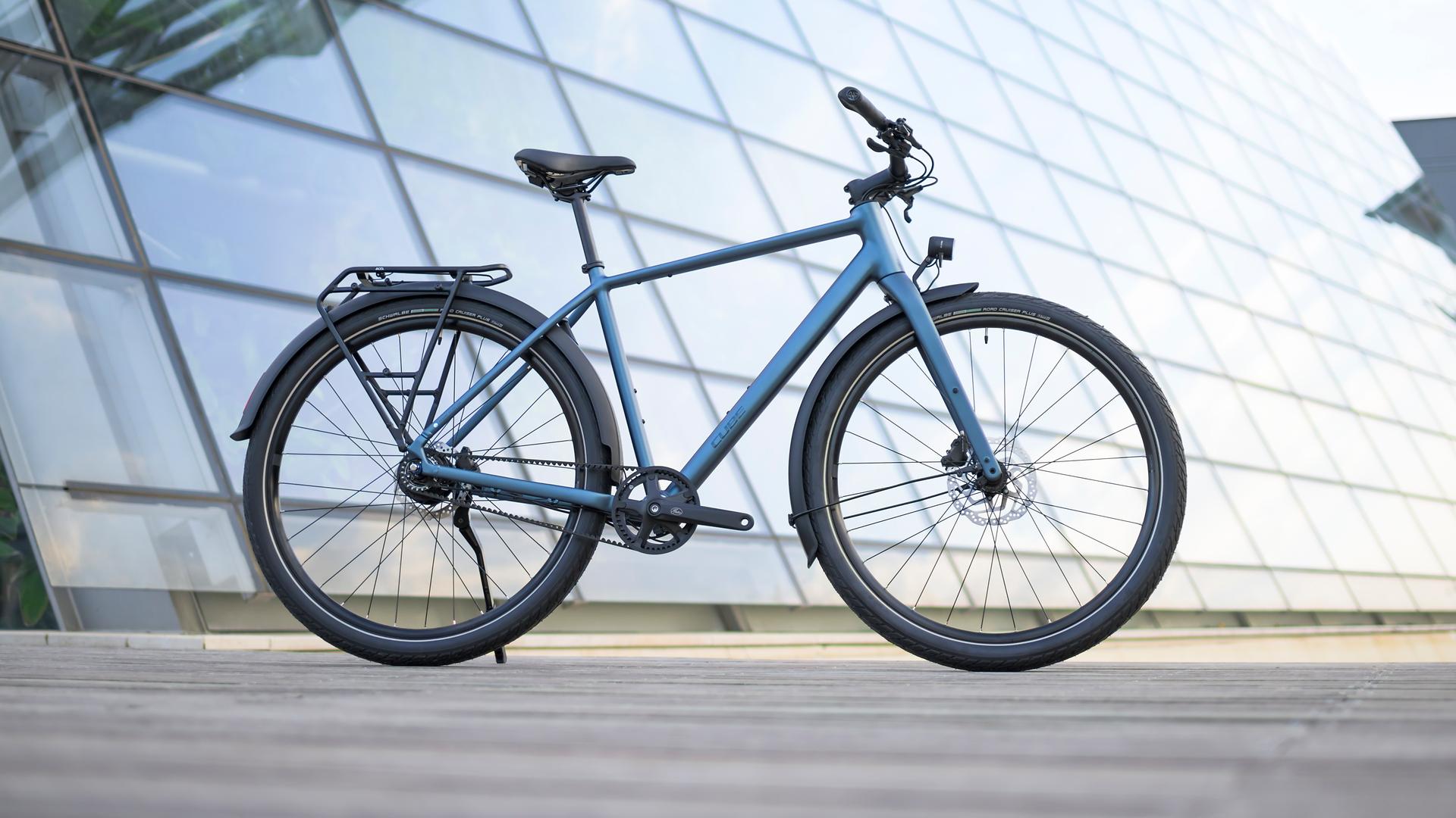 Vélo ville Cube editor pro fe mineralblue´n´chrome