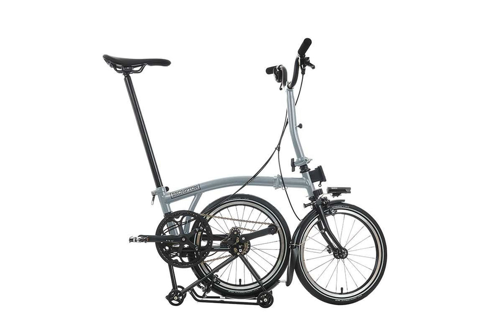 Vélo pliant Brompton p line urban with roller frame - 4 vitesses