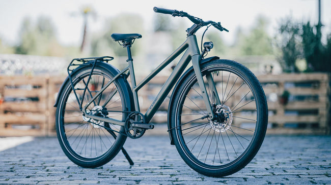 Vélo ville Cube editor one fe trapeze reedgreen´n´black Main Image