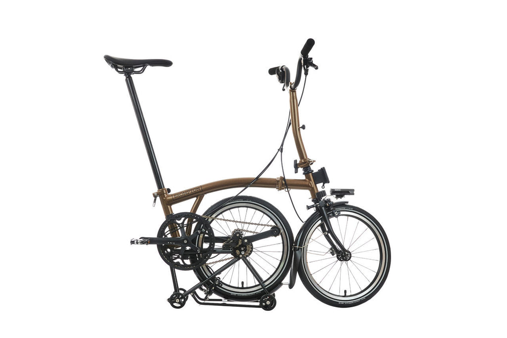 Vélo pliant Brompton p line explore with roller frame - 12 vitesses