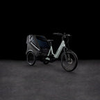 Vélo cargo électrique Cube trike hybrid family 1500 swampgrey´n´reflex