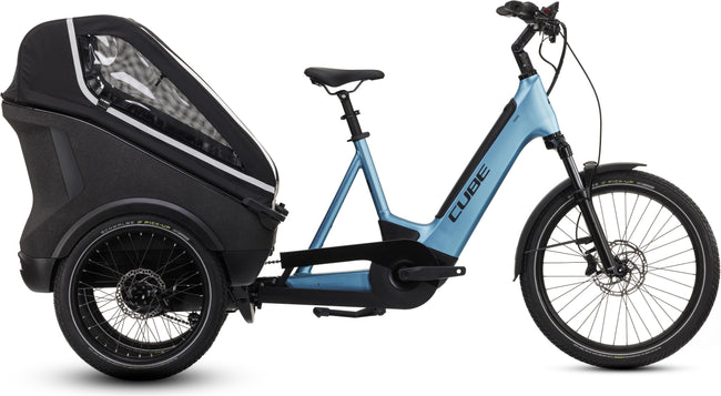 Vélo cargo électrique Cube trike hybrid family 1500 blue´n´reflex Hover Image