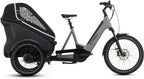 Vélo cargo électrique Cube trike hybrid family 1500 swampgrey´n´reflex