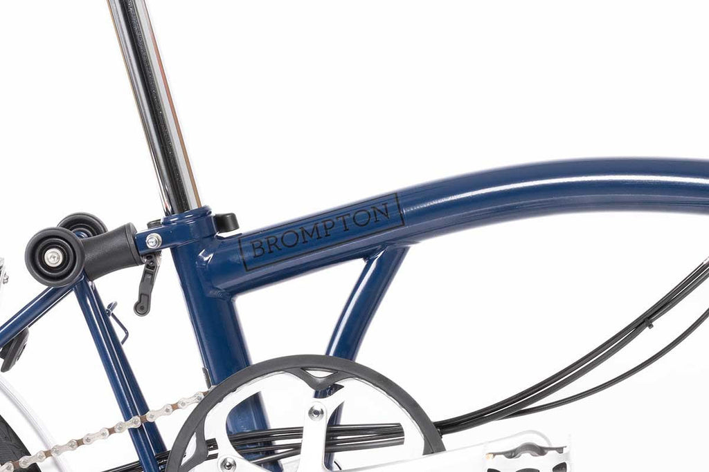 Vélo pliant Brompton c line explore - archive tempest blue - 6 vitesses