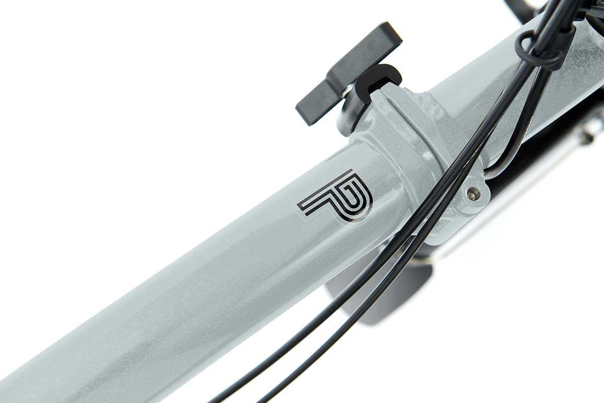 Vélo pliant Brompton p line urban with roller frame - 4 vitesses