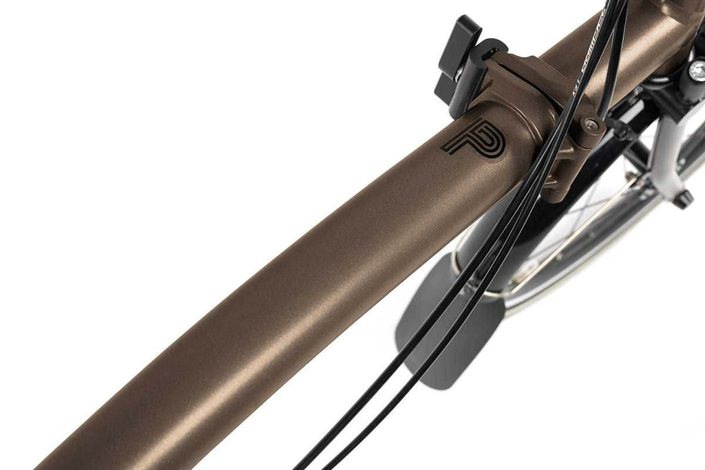 Vélo pliant Brompton p line urban with battery lighting - 4 vitesse