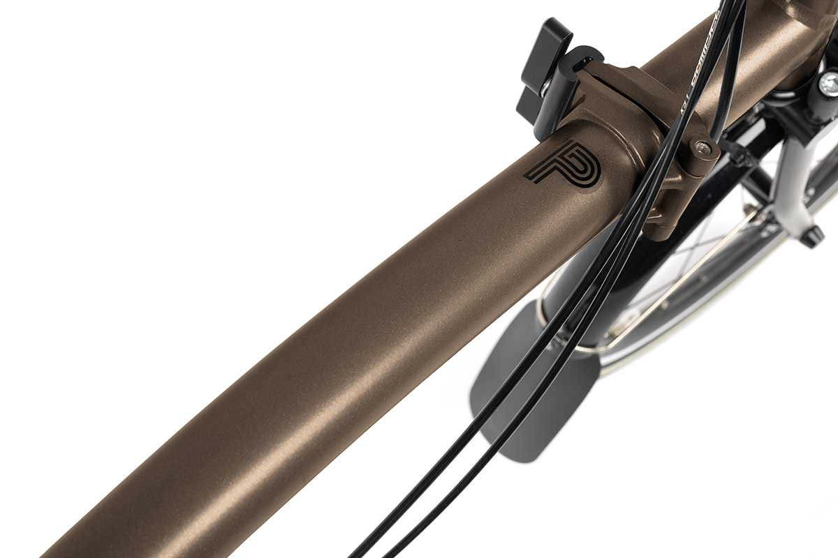 Vélo pliant Brompton p line urban with battery lighting - 4 vitesse