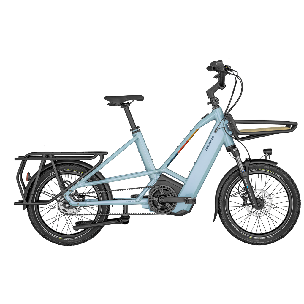 Vélo cargo électrique longtail Bergamont hans-e lt