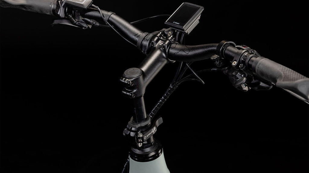 Vélo cargo électrique longtail Cube longtail hybrid sport 725 swampgrey´n´reflex