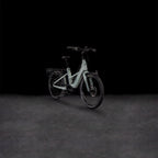 Vélo cargo électrique longtail Cube longtail hybrid sport 725 swampgrey´n´reflex