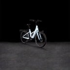 Vélo cargo électrique longtail Cube longtail hybrid sport 725 flashwhite´n´reflex