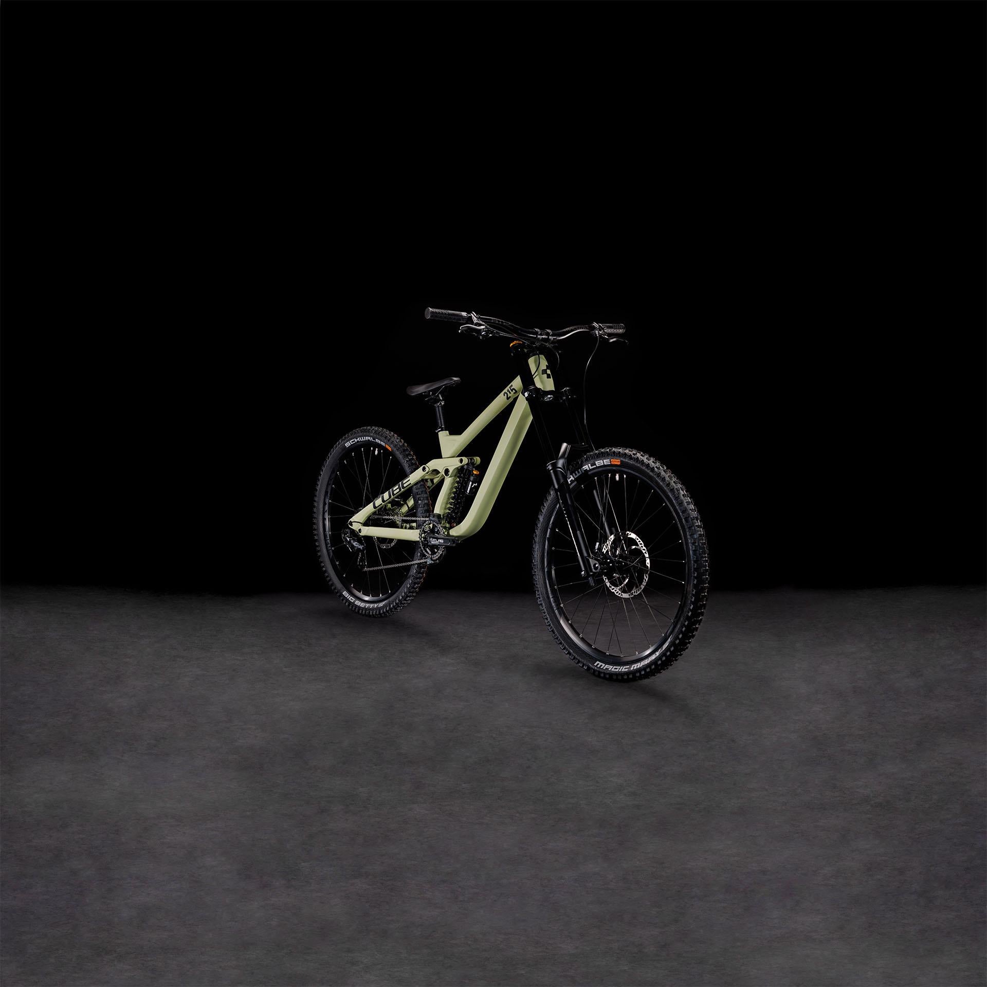 Vtt dh Cube two15 race 27.5 lightolive´n´black