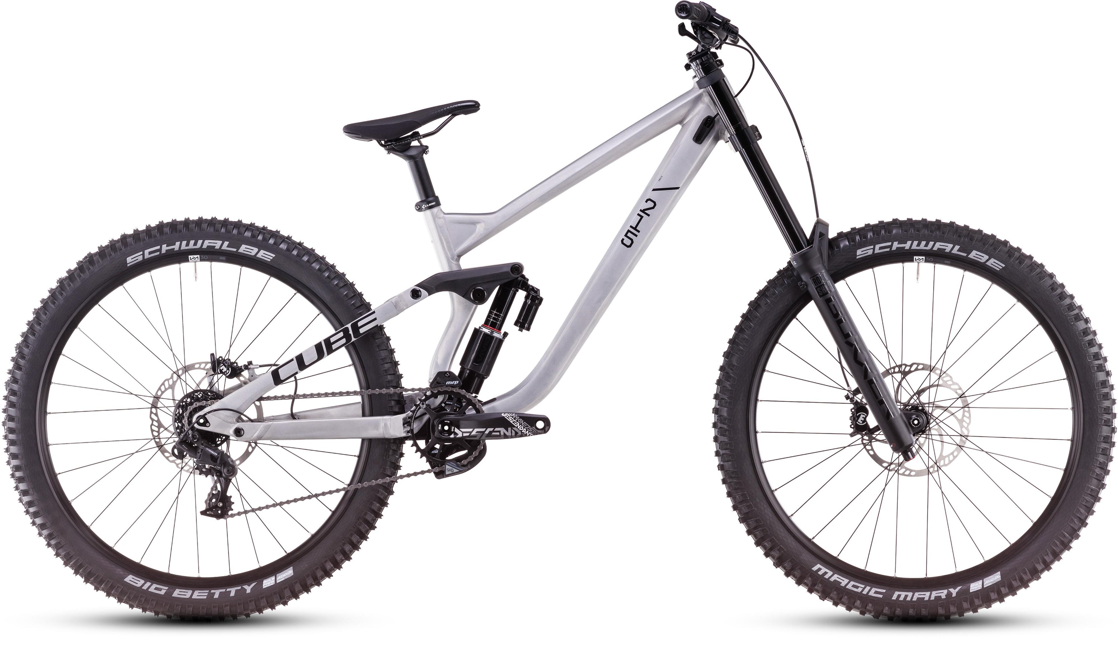 Vtt dh Cube two15 pro 27.5 rawmetal´n´black