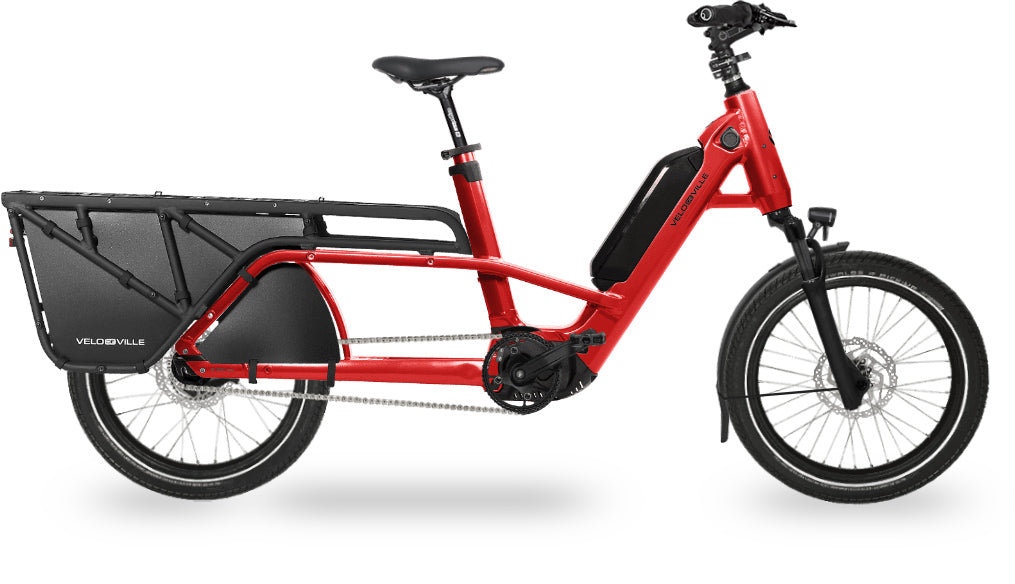 Vélo cargo électrique longtail Velo de ville loady 500