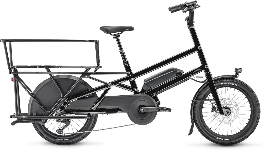 Vélo cargo électrique longtail Moustache lundi 20.3 équipé
