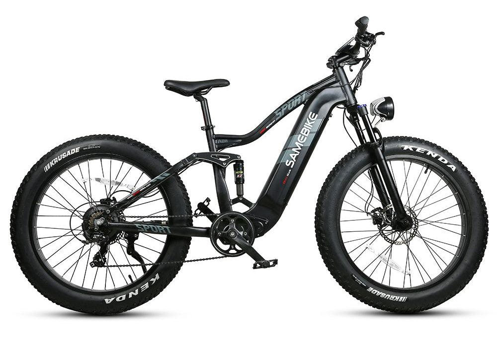 Samebike RSA08 750W Bafang Motor 26″ Fat Bike E-Mountain Bike 17Ah